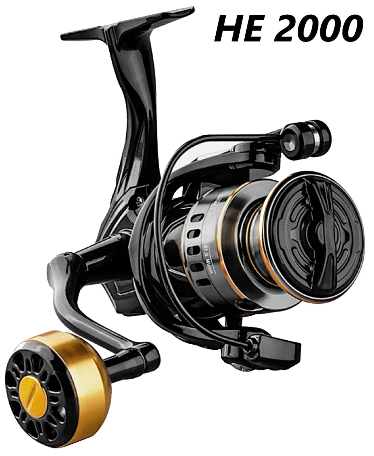 Medium Heavy Carbon Fiber Spinning Fishing Rod & Reel Combo - Fast Action, Cork Handle