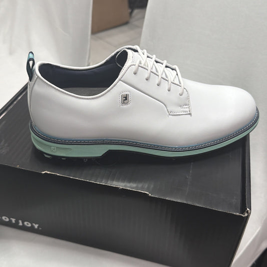 Ortholite Golf Shoes for Men - Premiere Series, Medium Sizes, White Mint