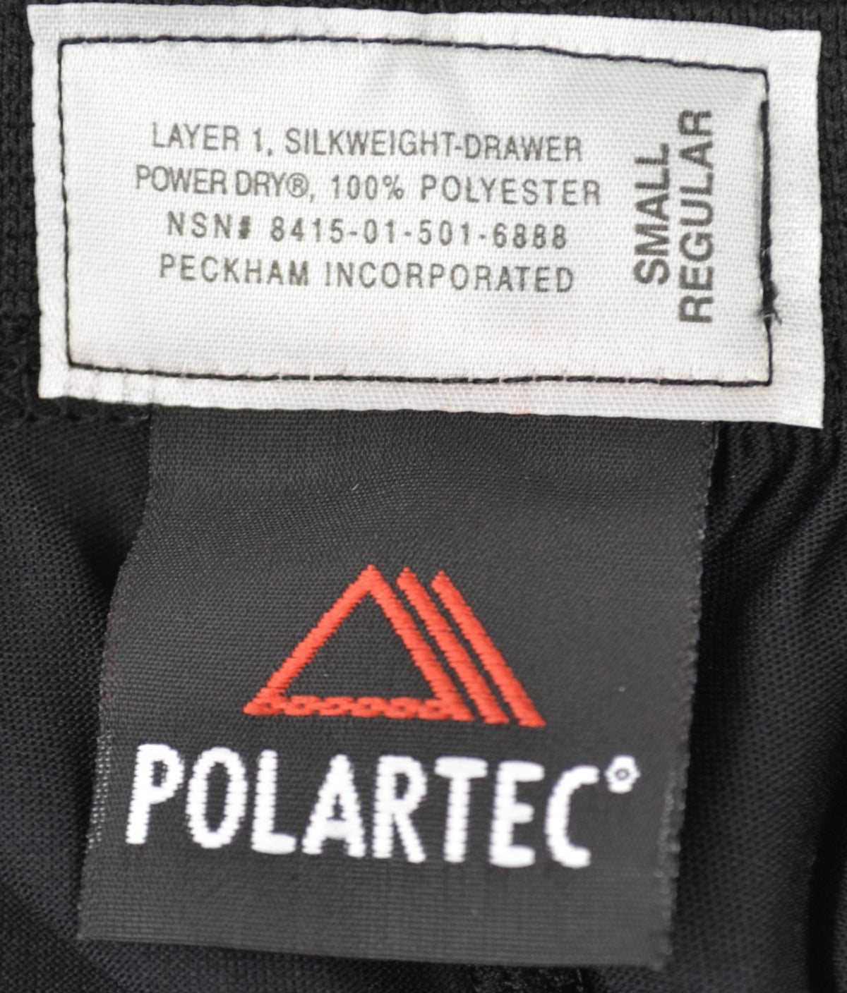 Polartec Silkweight Thermal Base Layer Set - Black, Small Regular