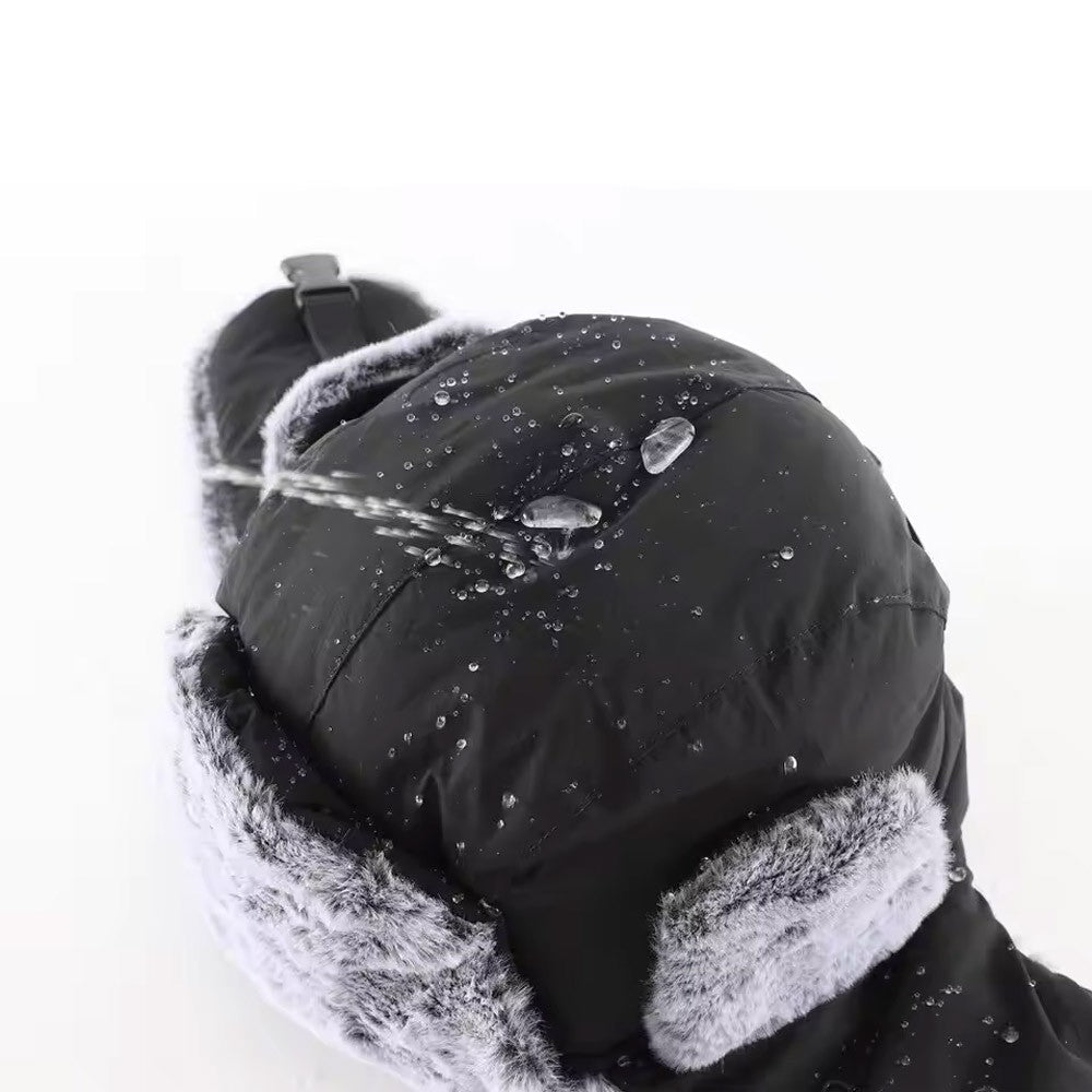 Unisex Winter Windproof Earflap Hat with Face Mask for Snow & Skiing