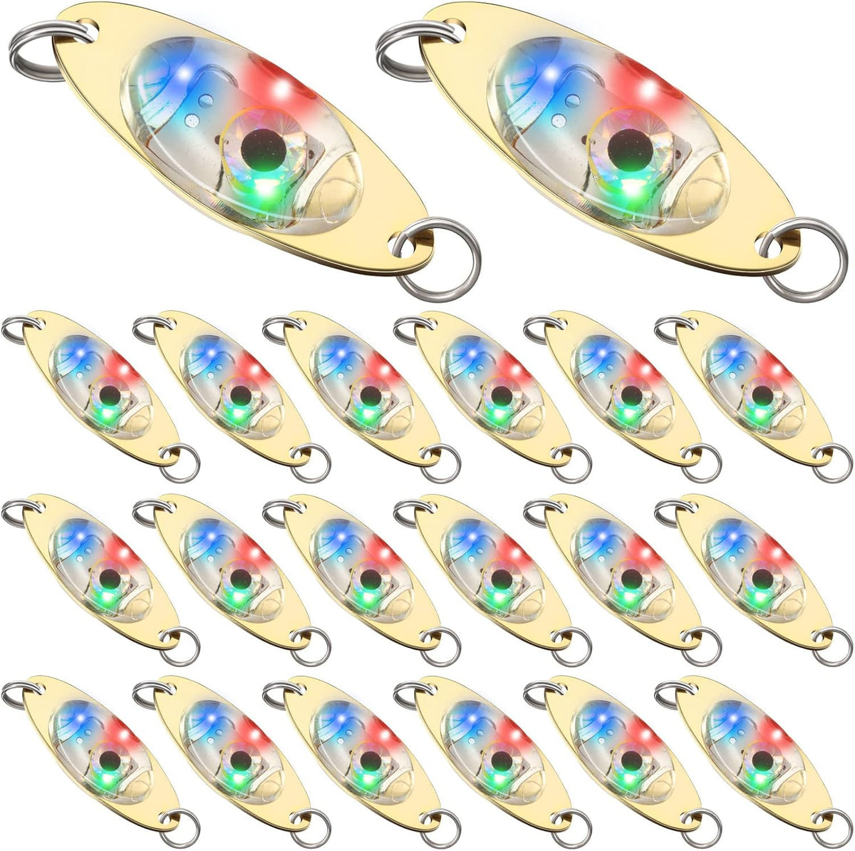 LED Fishing Lures Set - Underwater Flasher Baits for Saltwater & Deep Sea Fishing