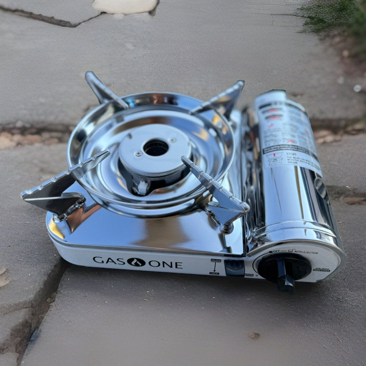 Portable Gas Stove 7650 BTU Single Burner Camping Cooking Stove