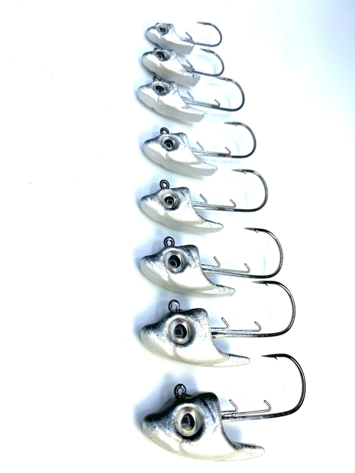 Ledge Knocker Swimbait Jig Heads with 3D Eyes - Multiple Weights & Hooks