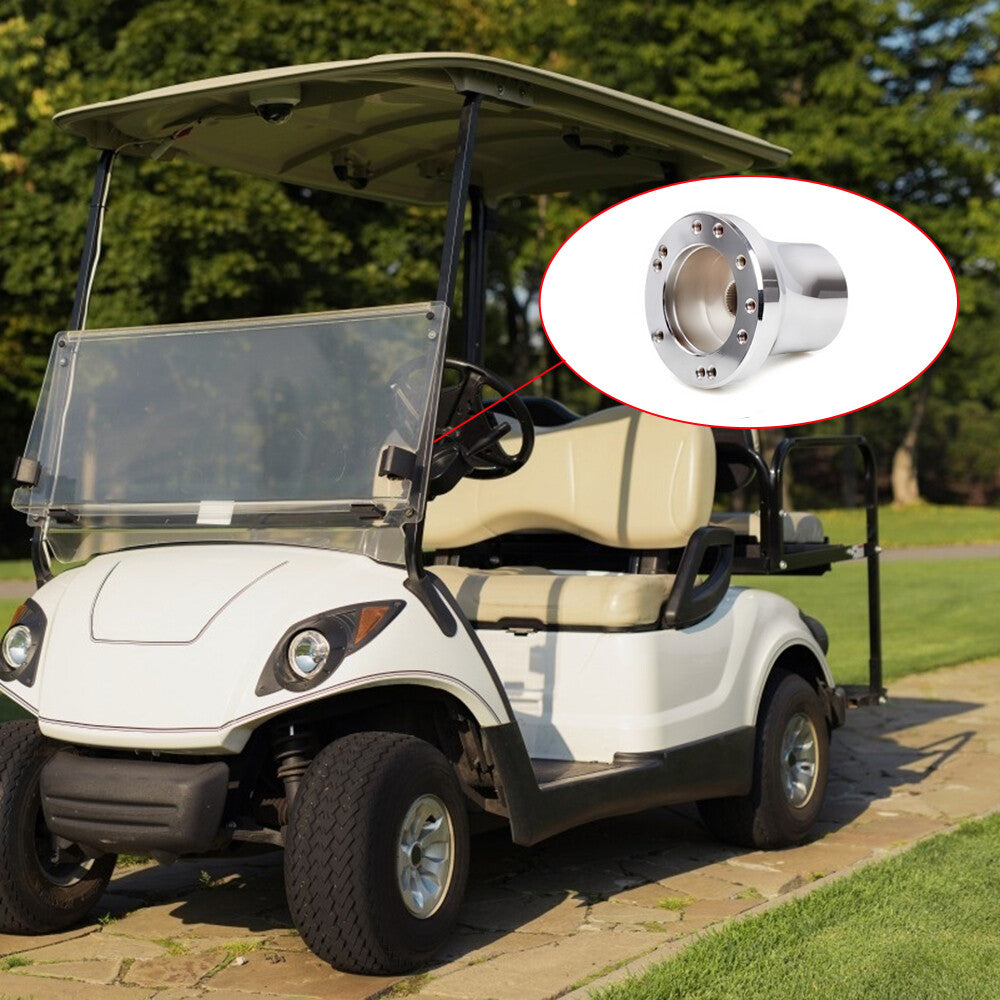 Golf Cart Steering Wheel with Hub Adapter for EZGO Yamaha Club Car