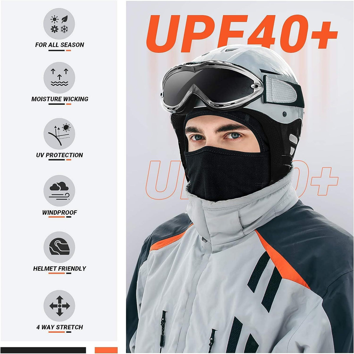 UV Protection Balaclava Face Mask for Outdoor Sports and activities