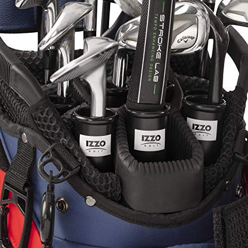 Golf Club Protection Tube - Black Plastic Shaft Cover for Golf Bag