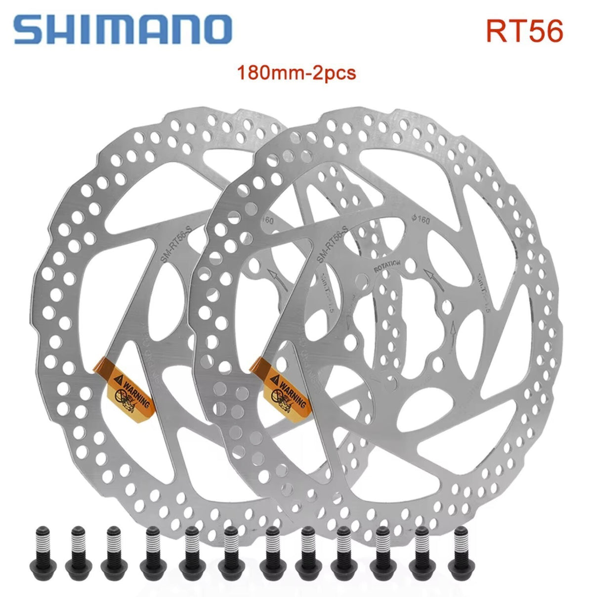 Hydraulic Bicycle Disc Brake Set with Rotors - Compatible with Front & Rear