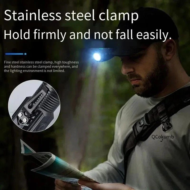 1200000LM USB Rechargeable LED Flashlight - Compact Tactical Torch
