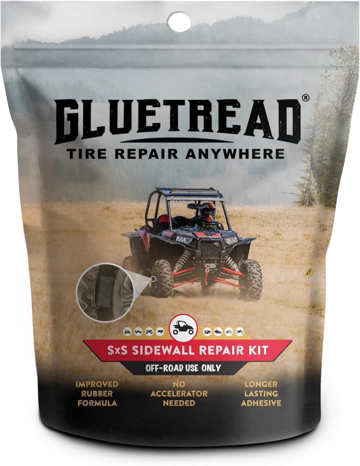 Off-Road Tire Repair Kit for SxS UTV ATV - Sidewall Puncture Fix