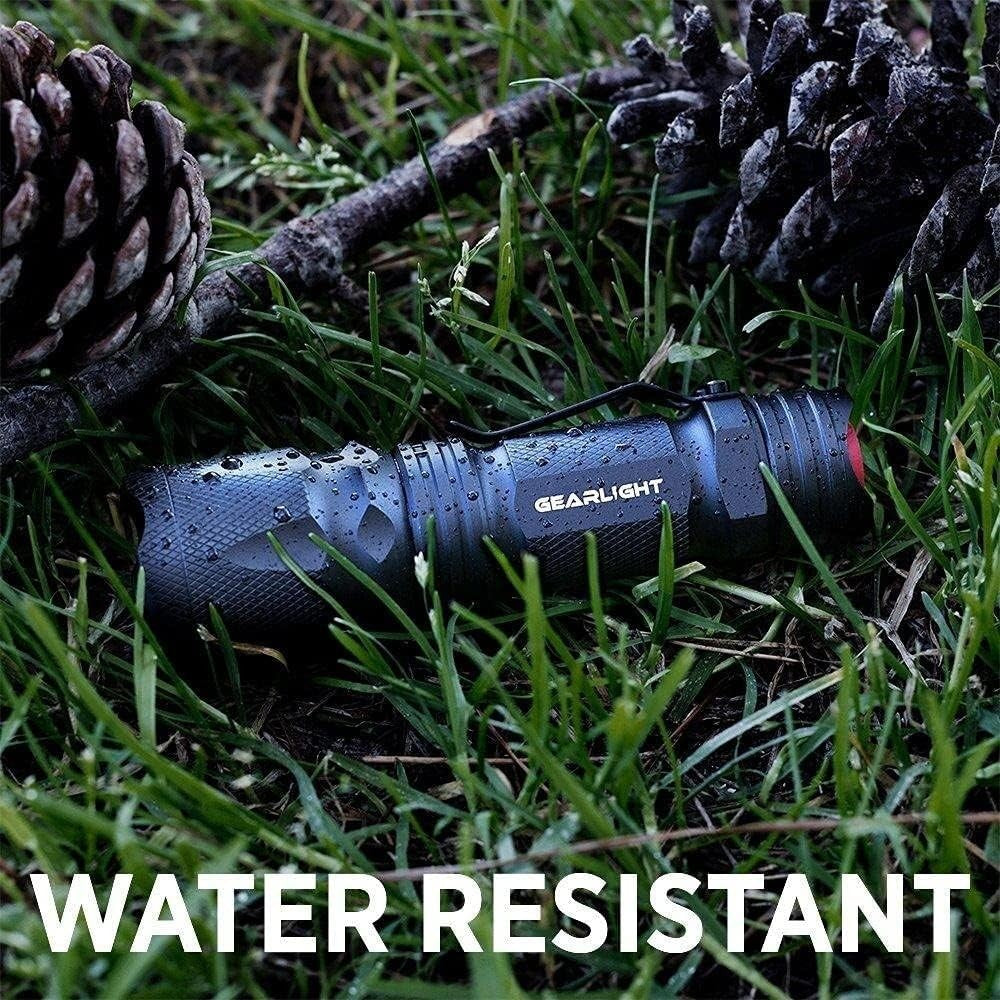 Mini LED Flashlight 2-Pack - Compact Tactical & Pocket Clip Survival Light