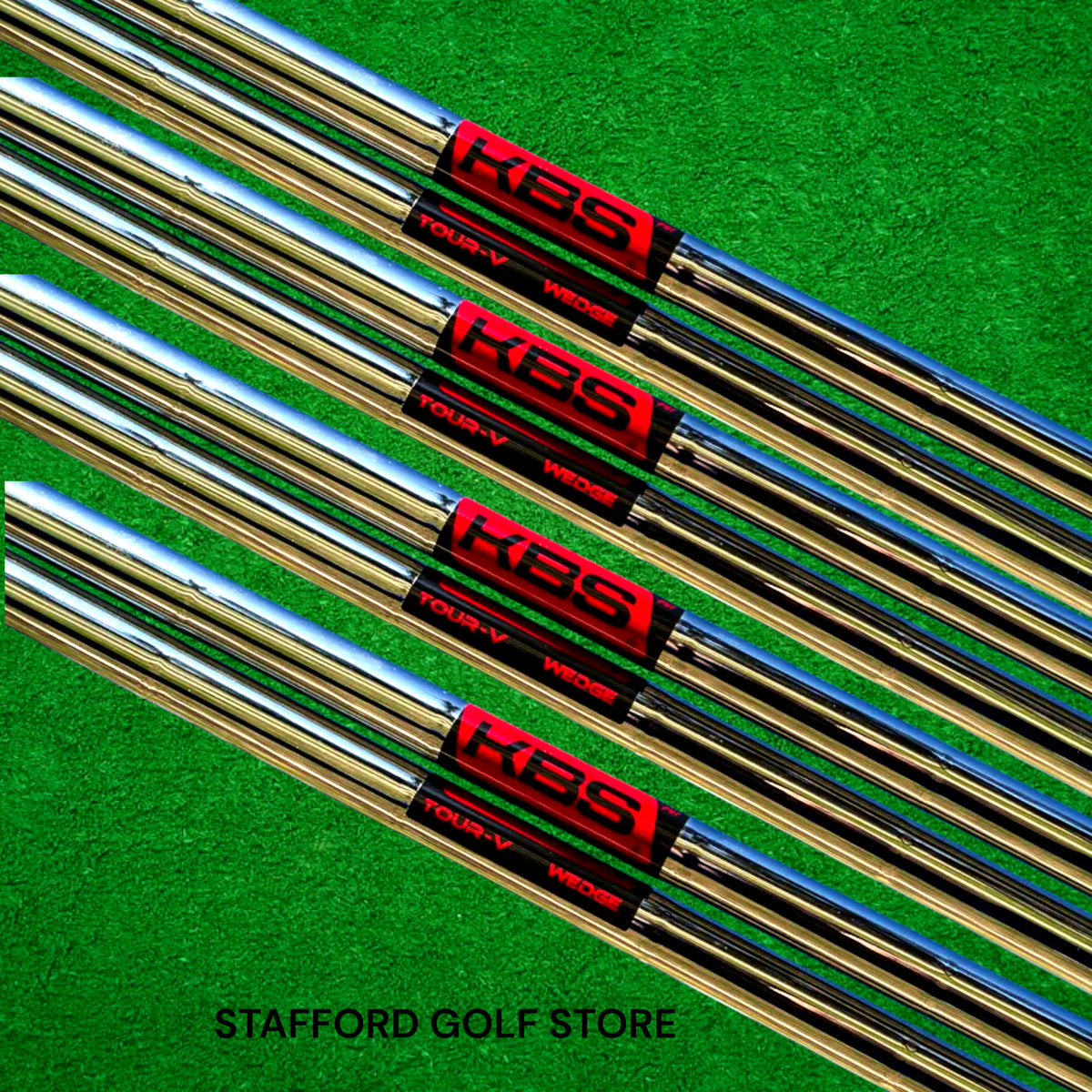 Golf Wedge Shaft Set - .355 Taper Tip 125g 37 Inch Uncut Steel Shafts for Short Game