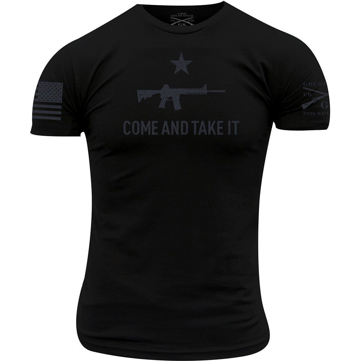 Come and Take It 2A Edition Tactical T-Shirt Black