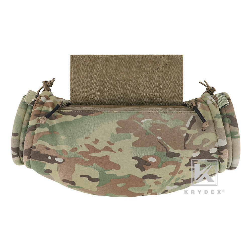 KRYDEX Tactical Soft Shell Hand Warmer Vest with Removable Neck Strap