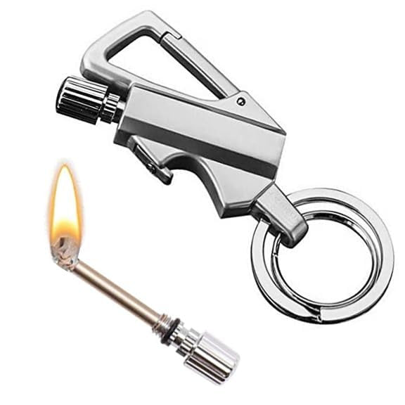 Permanent Match Infinity Lighter with Multitool Keychain Metal Windproof Waterproof Portable