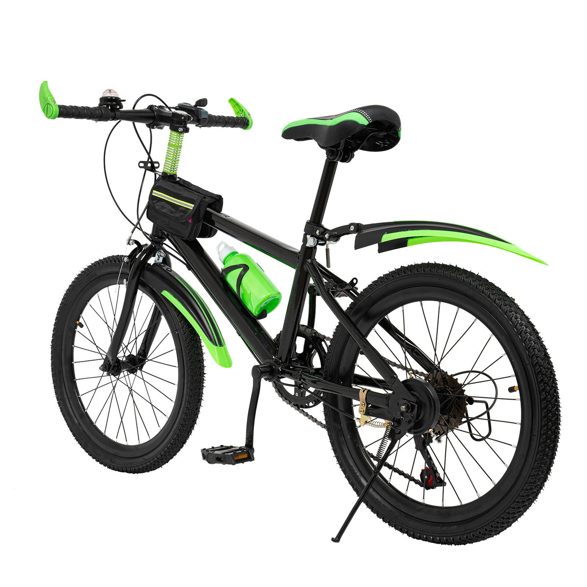 Kids Mountain Bike 20 Inch Bicycle with Adjustable Seat Multi-Speed Gears