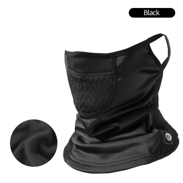 Winter Face Mask Balaclava with Hanging Ear Design Fleece Windproof Neck Gaiter