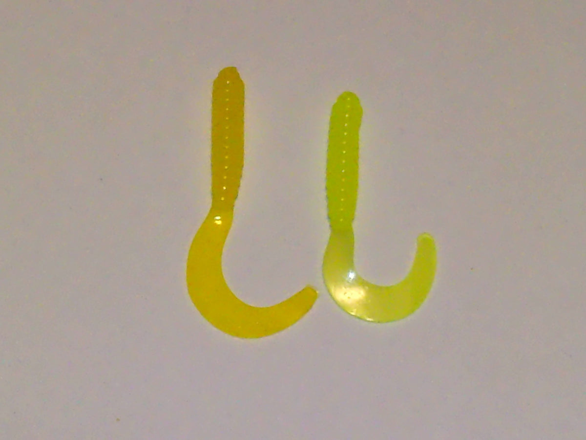 Bulk 100 Soft Plastic Fishing Lures for Crappie & Pan Fish - 2 Inch Trolling Baits