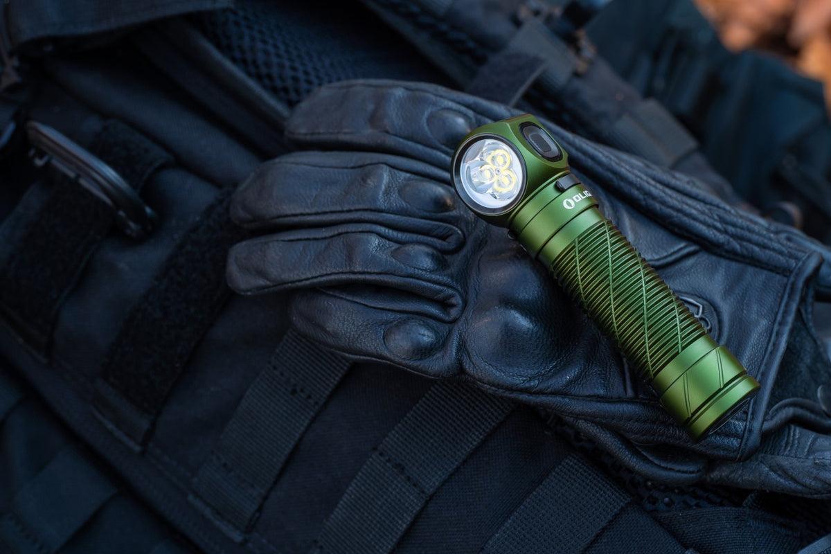 LED Headlamp 3000 Lumens Waterproof Rechargeable with Red Light