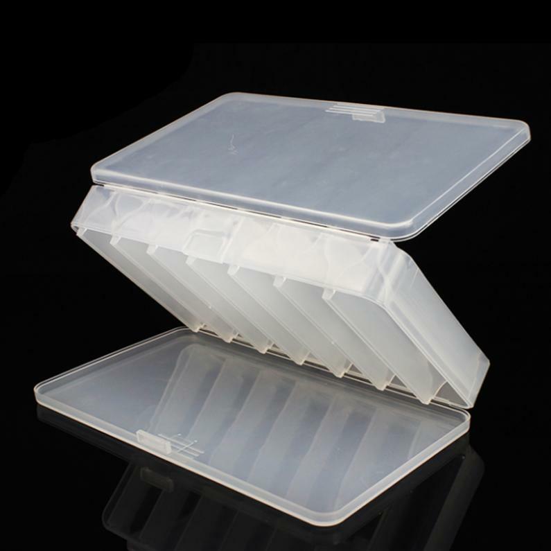 Double Side Fishing Tackle Box with 14 Compartments for Lures and Hooks