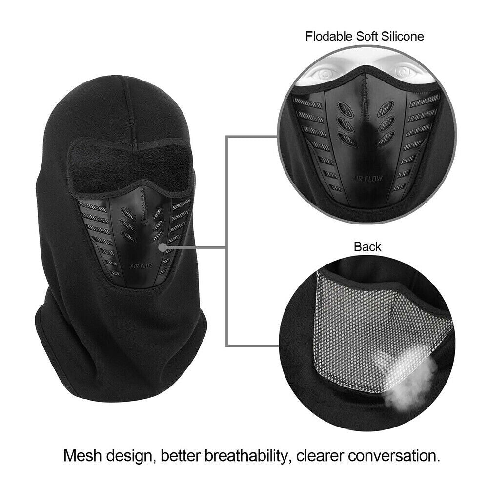 Unisex Thermal Windproof Full Face Mask for Motorcycle Ski Outdoor Winter