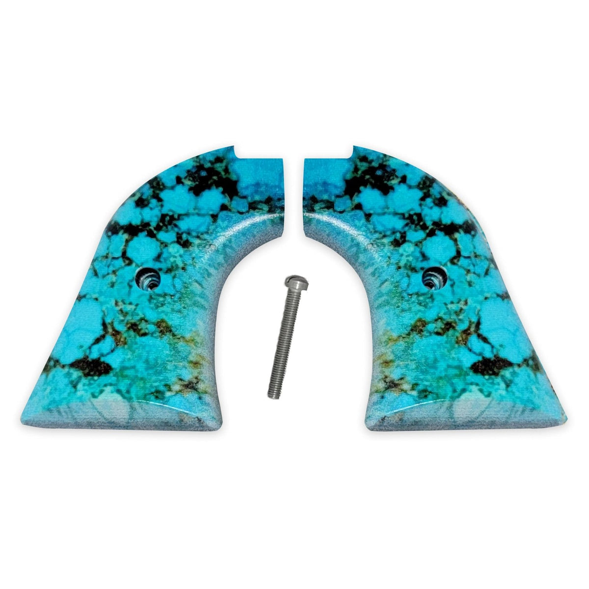 Heritage Rough Rider Revolver Grip Panels - Blue Turquoise ABS Fit .22 LR .22 Magnum