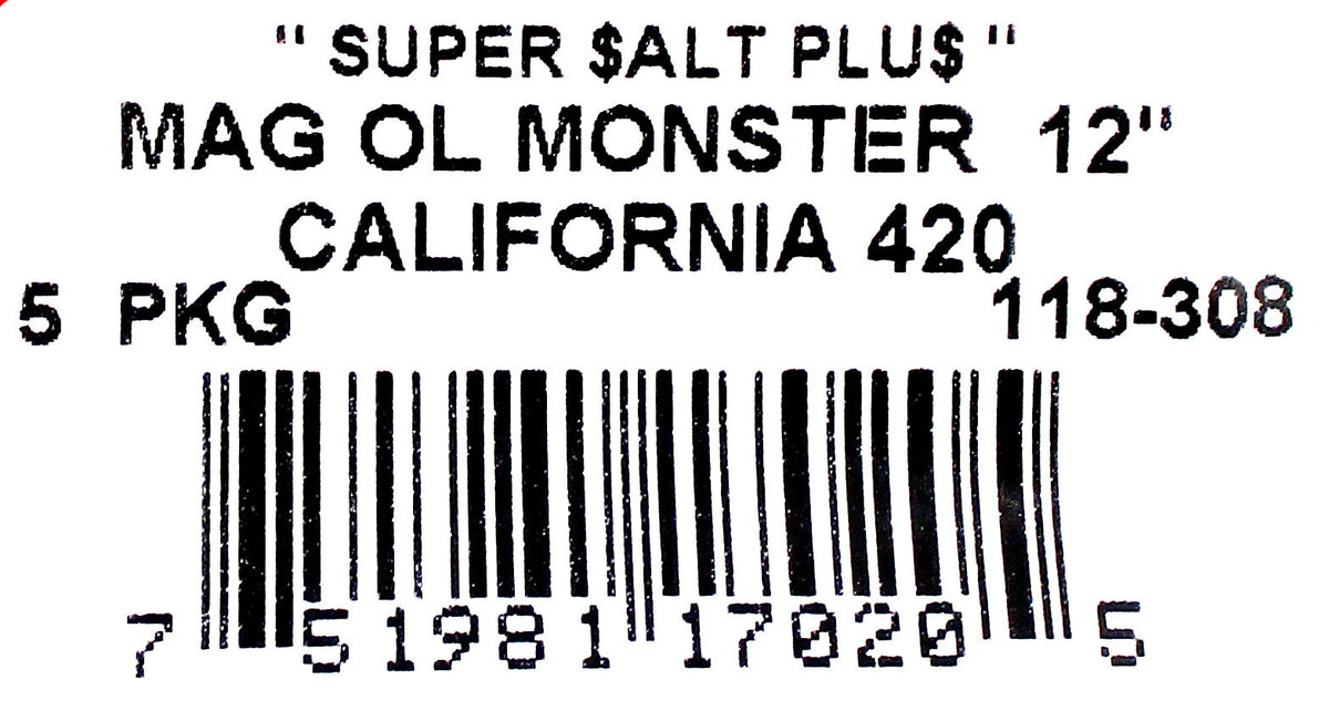 12-Inch Salt-Impregnated Soft Plastic Fishing Worms - Big Fish Lures, 3 Packs