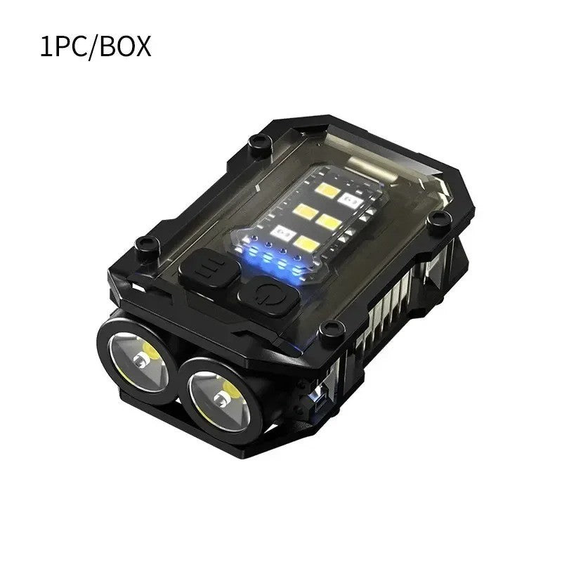 Rechargeable Mini COB Keychain Flashlight - Compact Pocket LED Torch for Emergency & Outdoor Use