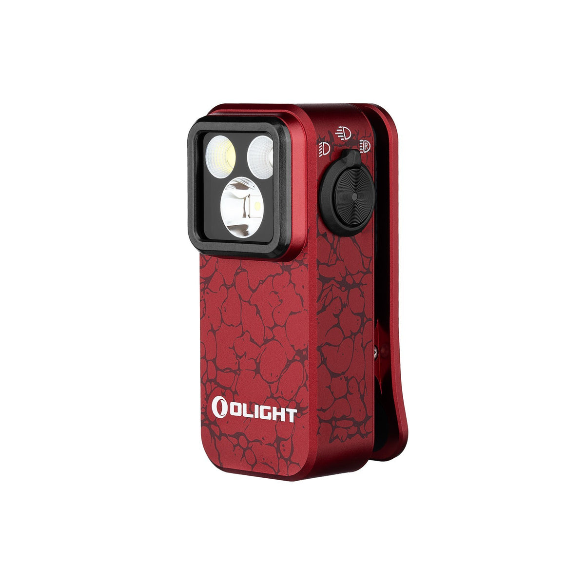 Olight Oclip Pro Clip-On Light with Flood, Spot, Red Light, 500 Lumens