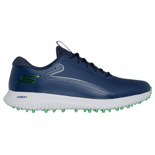 Waterproof Golf Shoes Men Skechers Max 3 Support & Comfort Navy Lime