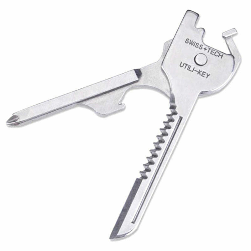 Multi-Function Keychain Screwdriver Tool with Bottle Opener and Knife