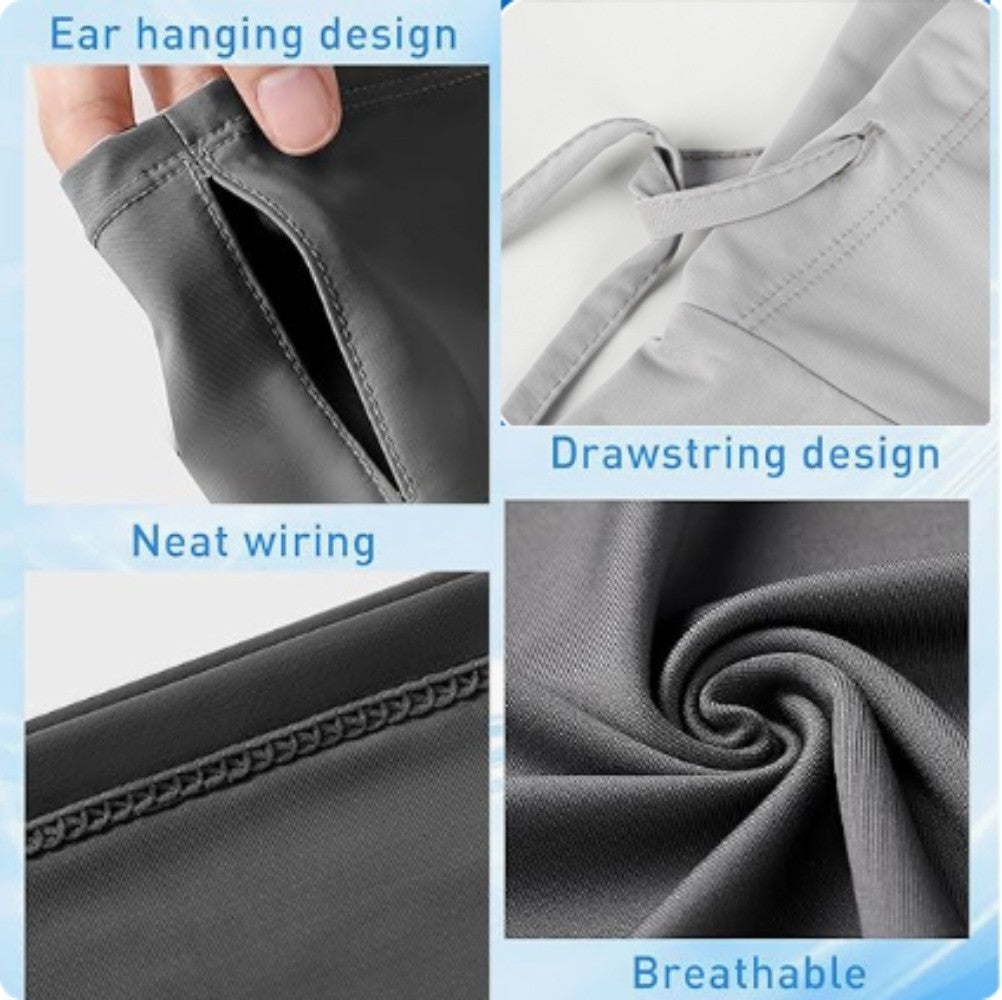 Cooling 3-in-1 Face Mask Sun Shield UV Protection Balaclava for Outdoor Sports