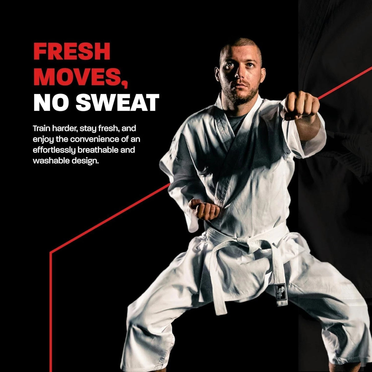 Lightweight Karate Uniform for Kids & Adults with Belt - Martial Arts Gi