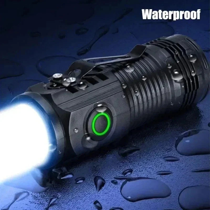 1200000LM USB Rechargeable LED Flashlight Super Bright Tactical Torch