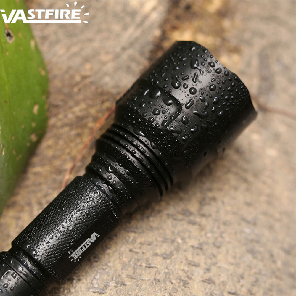 Rechargeable Red LED Hunting Flashlight 400 Yards Waterproof Torch for Predator and Varmint