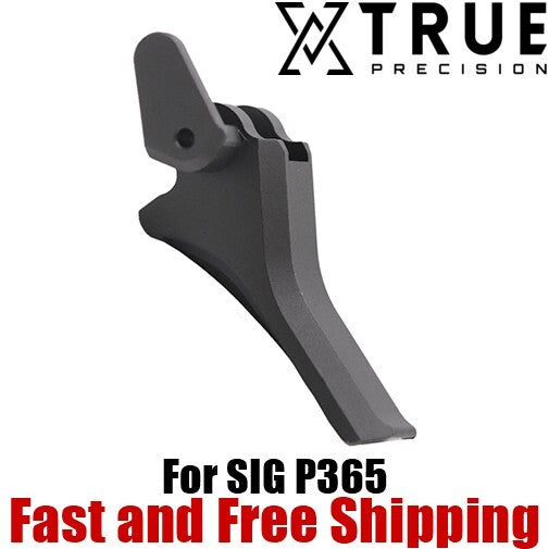 Drop-In Flat Trigger for Sig P365 P365XL - Billet Steel, Easy Install