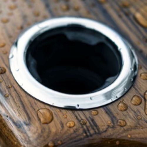 Stainless Steel Boat Cup Holder with Drain for Yeti & Skinny Cans