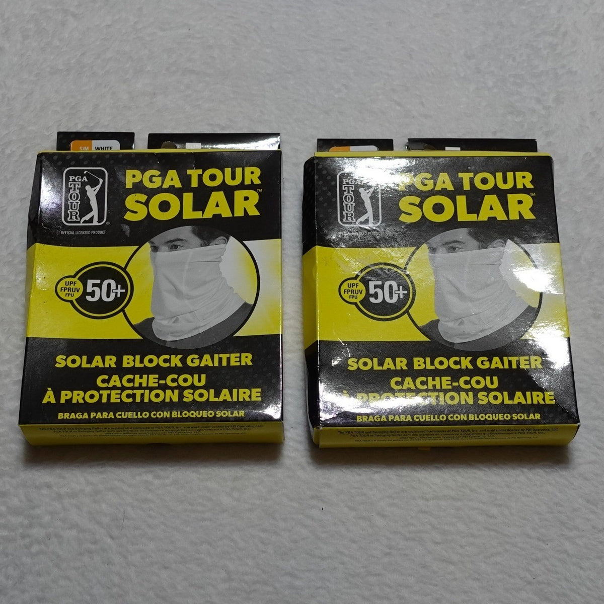 Unisex Solar Block Gaiter with UPF 50+ Sun Protection for Golf and Outdoor Activities - Pack of 2