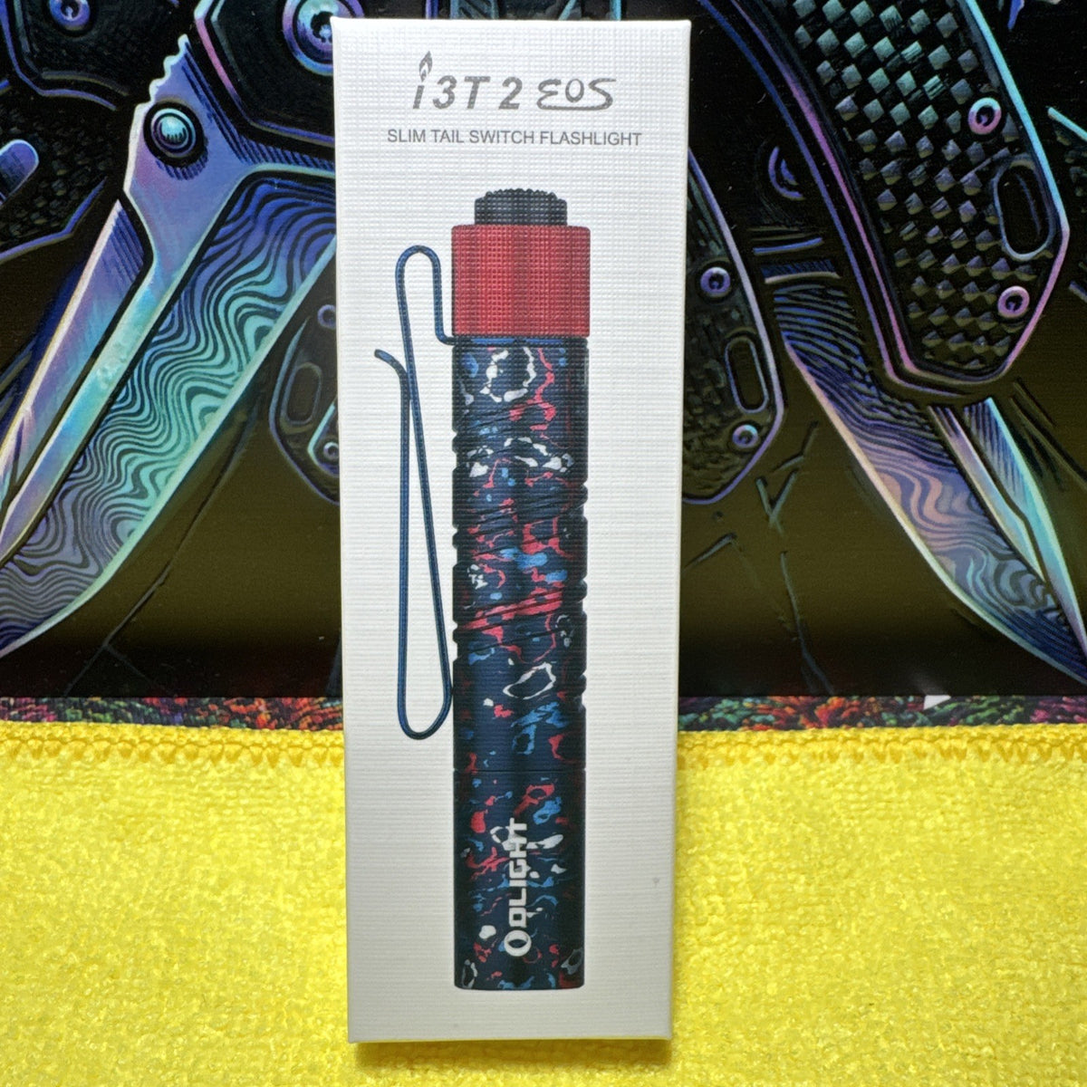 Olight I3T 2 Eos Compact LED Flashlight - Camo Carbon Blade Runner Exclusive