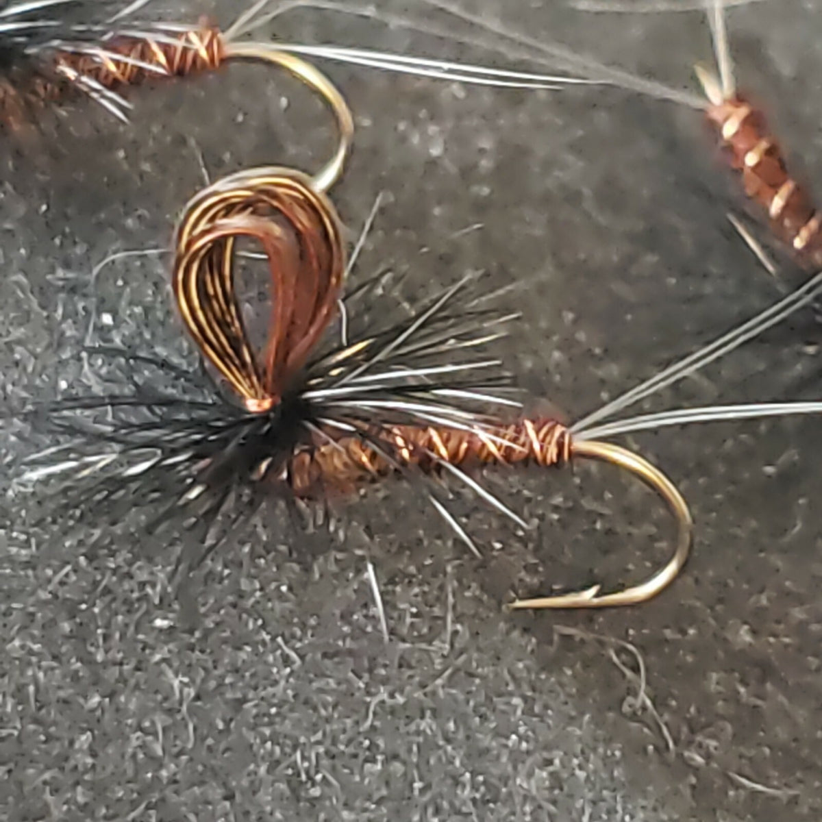 Trout Dry Fly #12 March Brown Loopwing Parachute Flies - Frontier Fly
