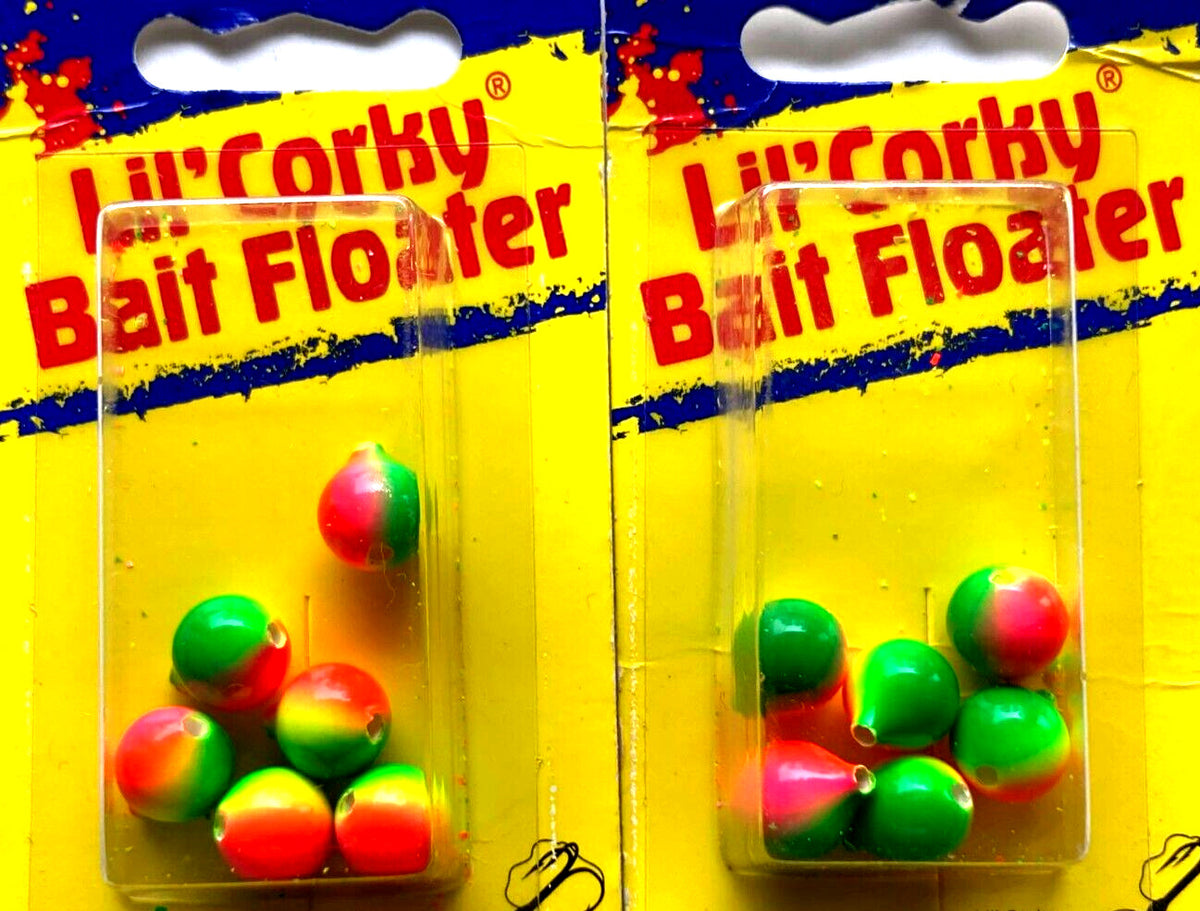 Yakima Worden's Lil' Corky Size 12 Sherbet Fishing Lure - 6 Count Pack