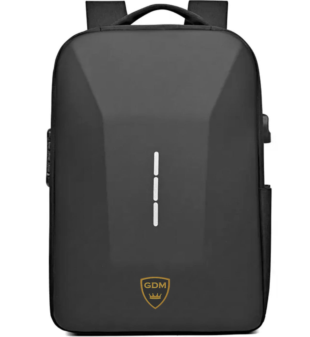 Motorcycle Hard Shell Water Resistant Backpack with Multiple Compartments