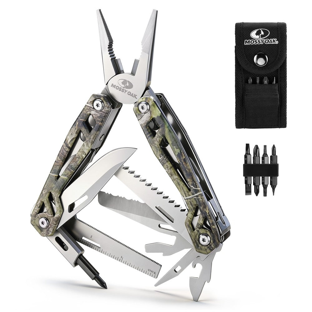 22-in-1 Multitool Pliers Set with Sheath - Stainless Steel Camping & DIY Tool