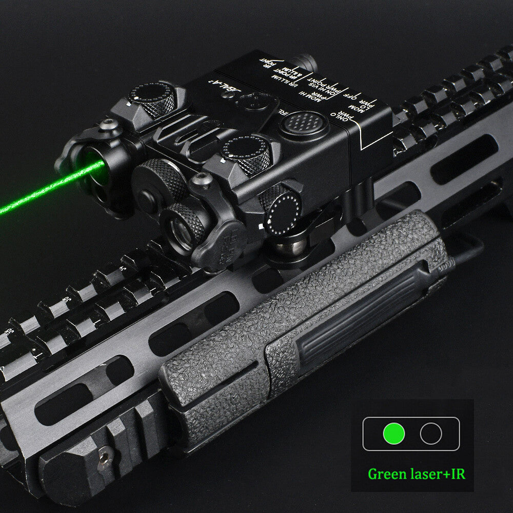 Infrared Aiming Laser with White Strobe Light for Hunting and Shooting