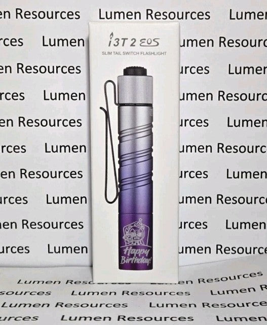 Limited Edition Olight i3T 2 EOS Birthday Flashlight & Card - 200 Lumens