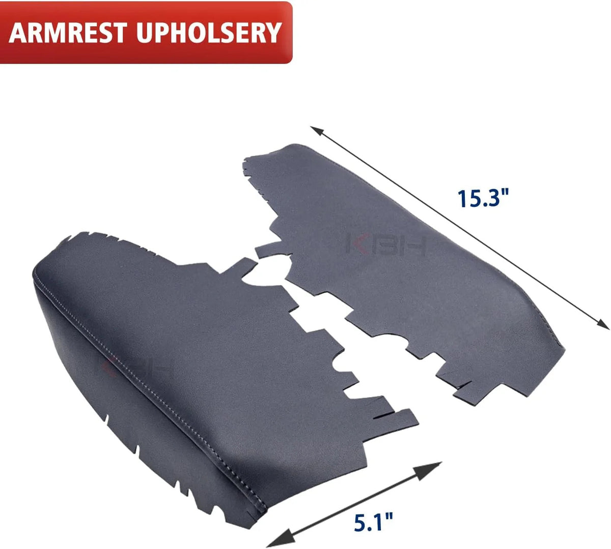 Car Rear Door Panel Armrest Cover for Toyota Avalon 2013-2018 PU Leather Replacement