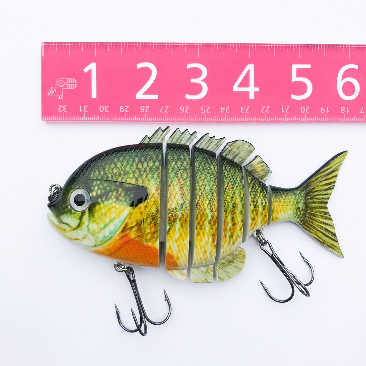 Large Game Fish Crankbait & Swimbait Set - 6 Inch Blue Gill & Pumpkinseed