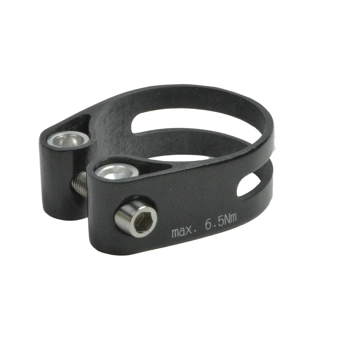 Lightweight Carbon Titanium Bicycle Seatpost Clamp 31.8-32mm Glossy 11g