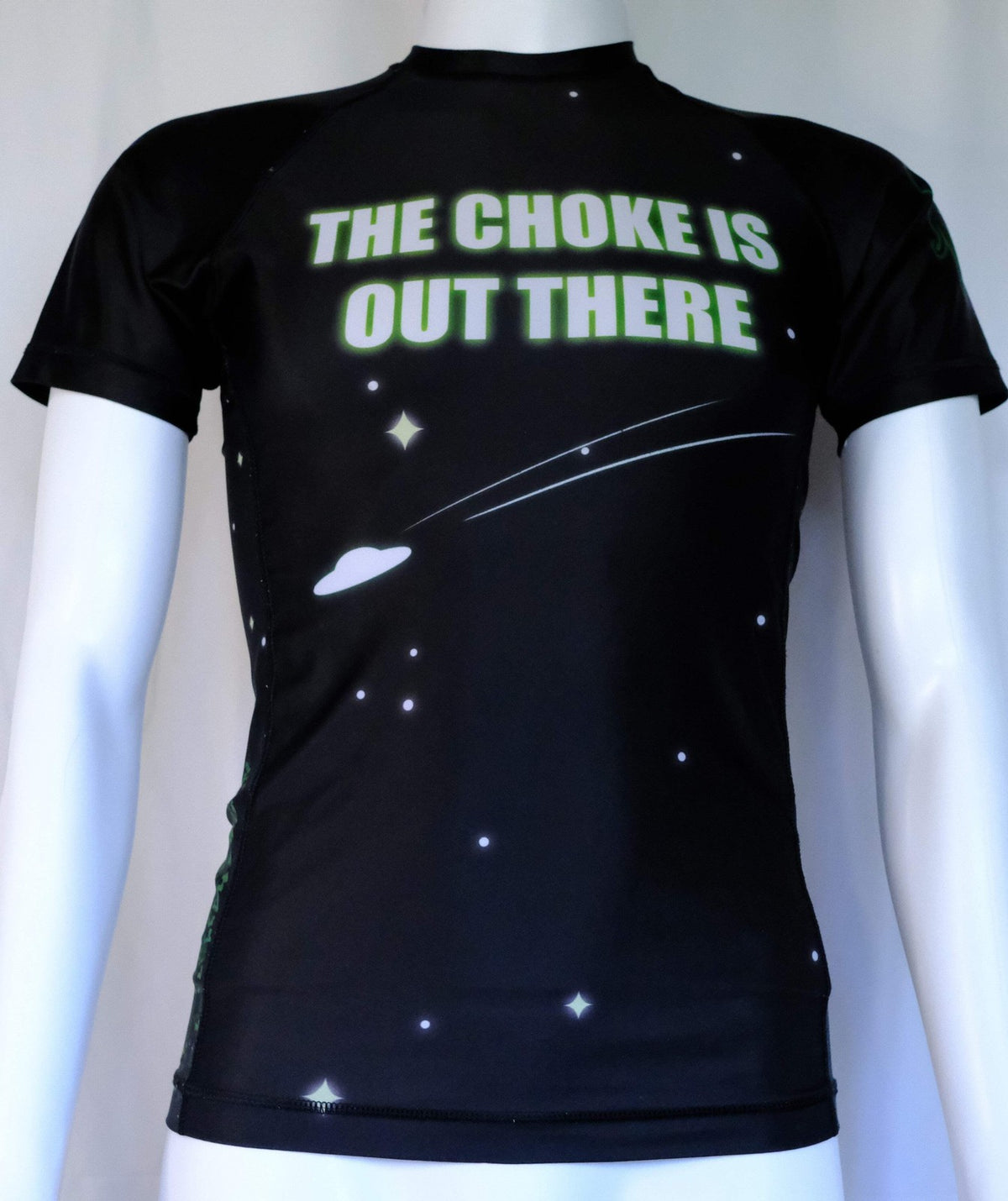 Grappling Rashguard for BJJ No-Gi - Octopus UFO Design, Performance Fit