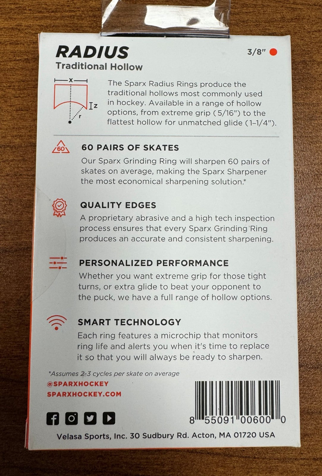 Skate Sharpening Grinding Rings for Ice Skates - Multiple Sizes
