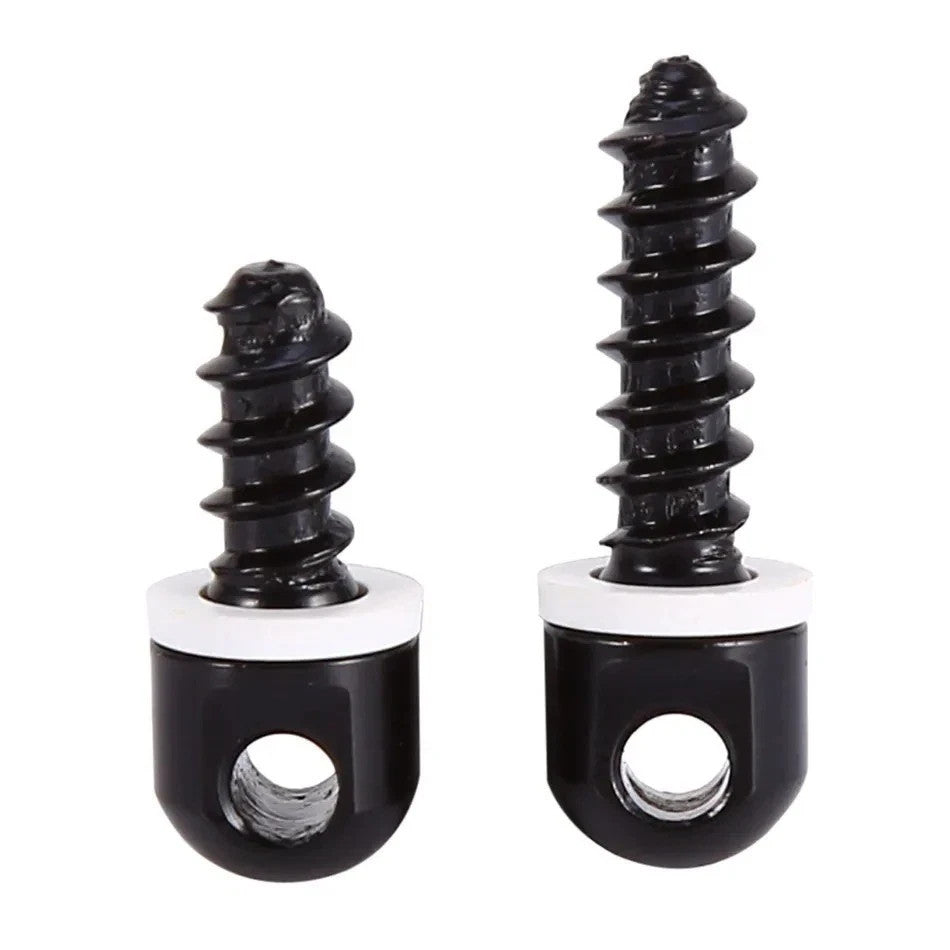 Wood Bolt Sling Swivel Studs Set for Rifle or Shotgun Mounting - 3 Pieces